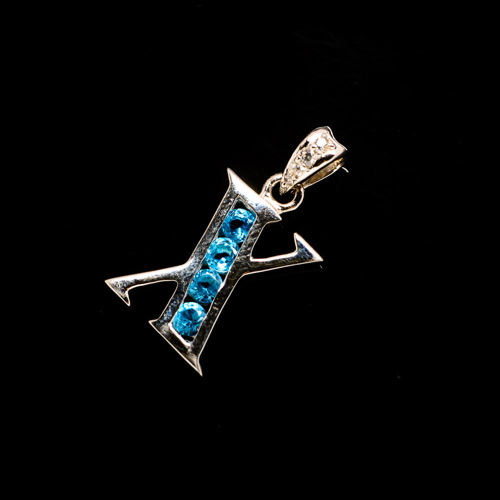 Blue Topaz Pendants handcrafted by Anasilvercos - PD729945