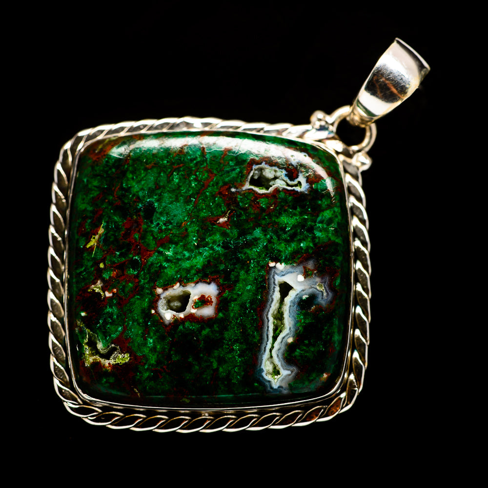 Chrysocolla Pendants handcrafted by Anasilvercos - PD730079