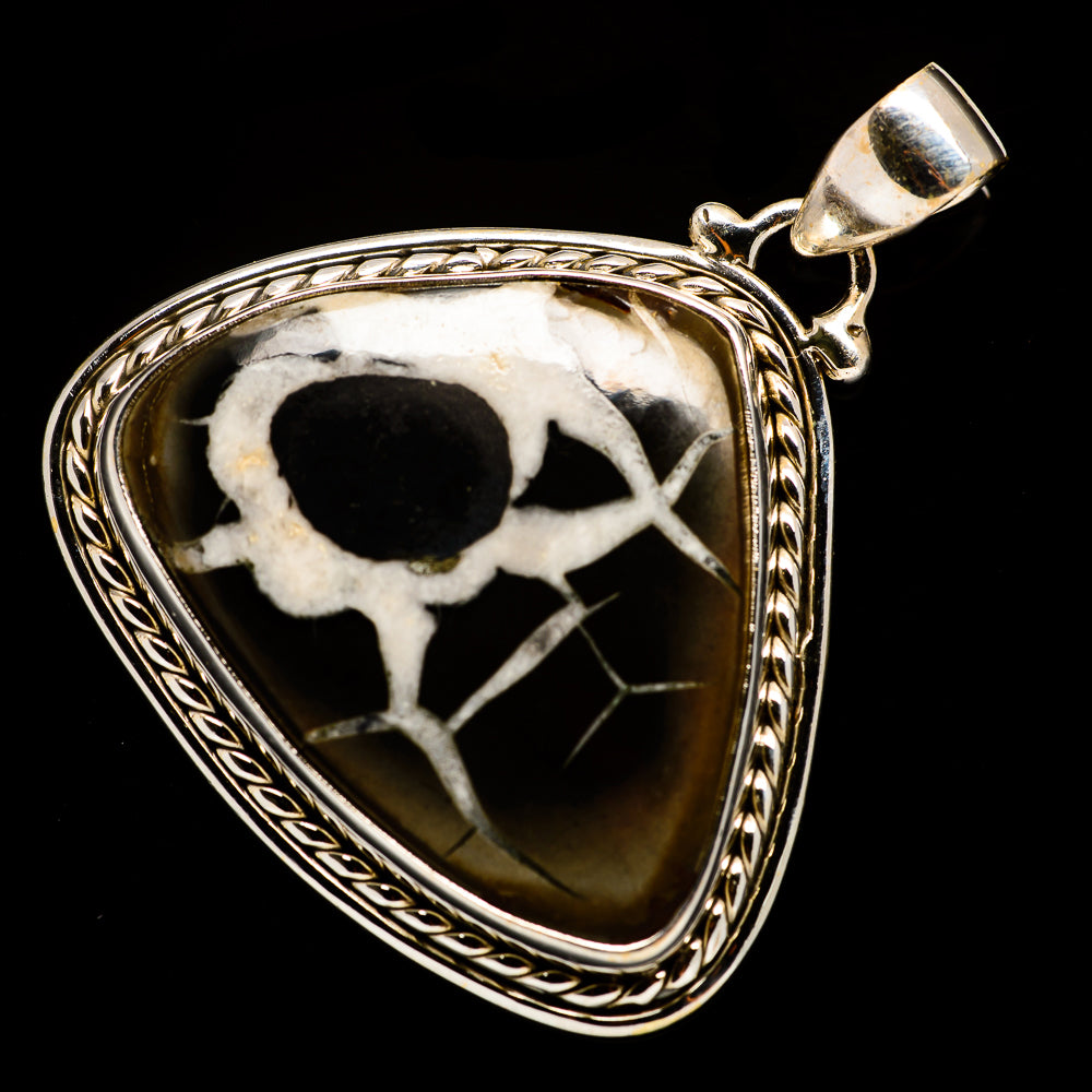Septarian Geode Pendants handcrafted by Anasilvercos - PD730159