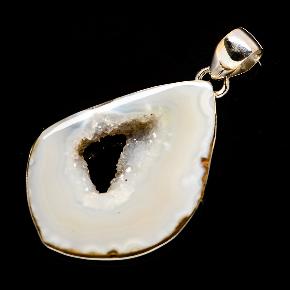 Coconut Geode Druzy Pendants handcrafted by Anasilvercos - PD730180