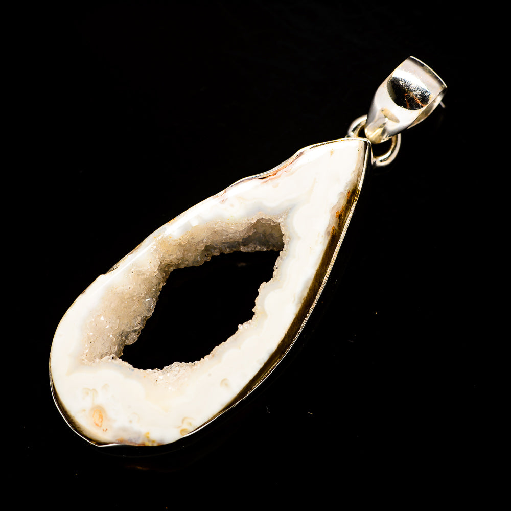 Coconut Geode Druzy Pendants handcrafted by Anasilvercos - PD730974