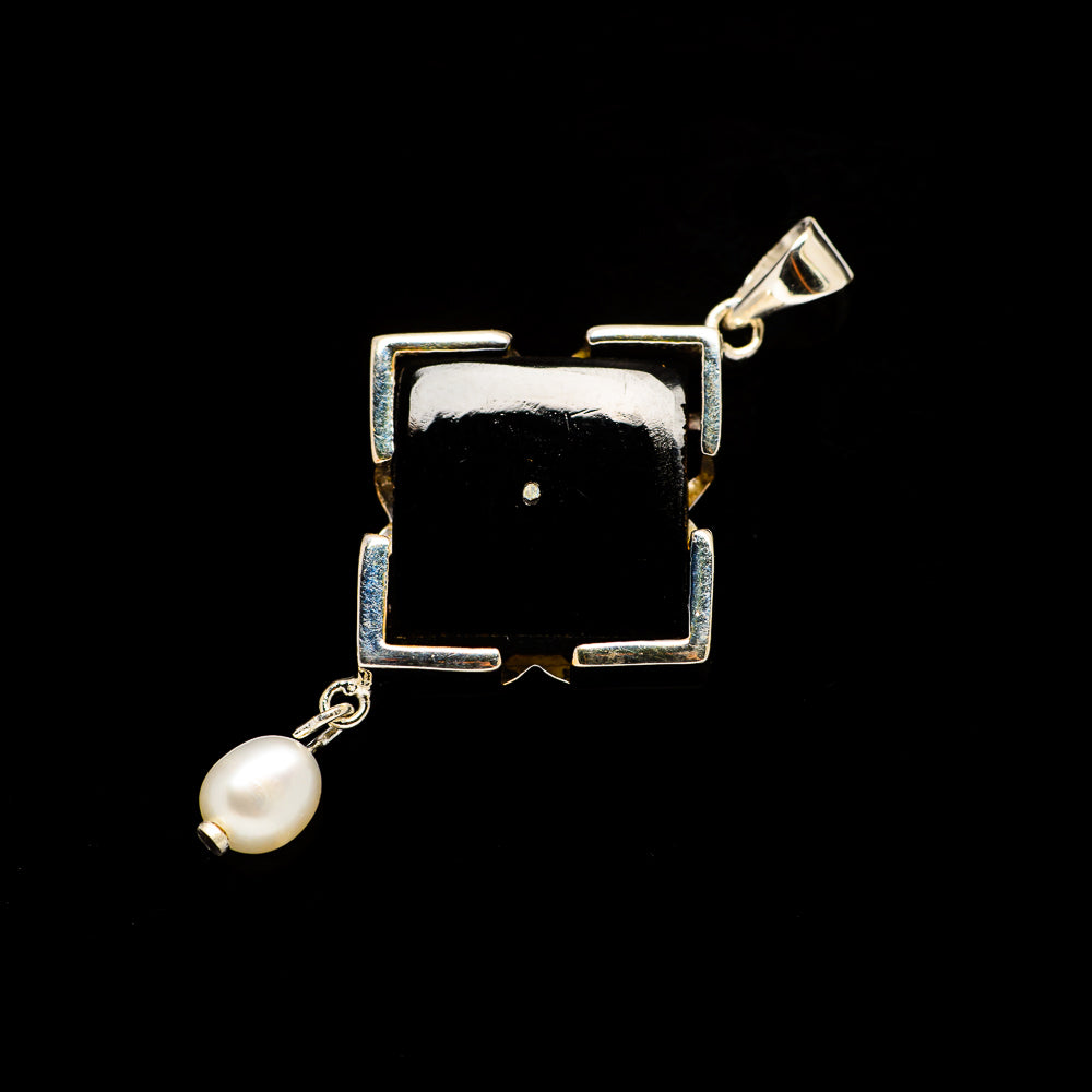 Black Onyx Pendants handcrafted by Anasilvercos - PD731042