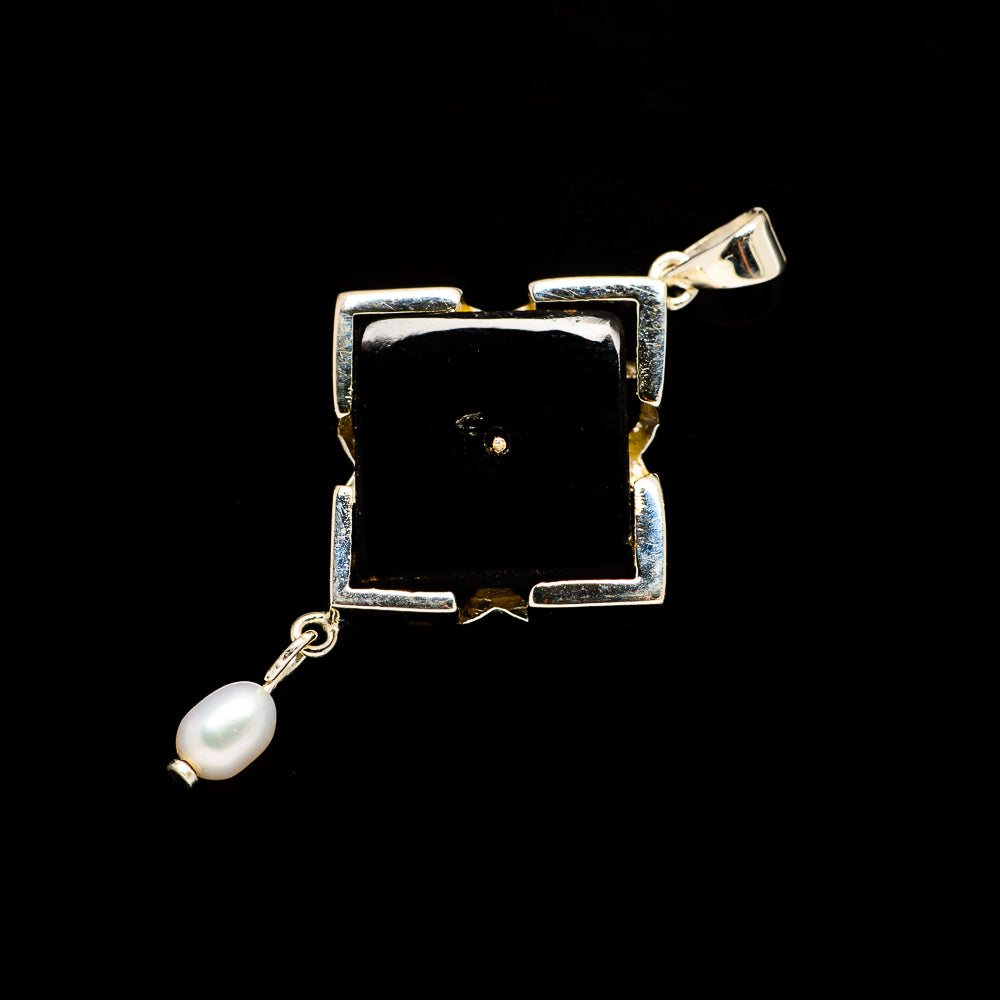 Black Onyx Pendants handcrafted by Anasilvercos - PD731044
