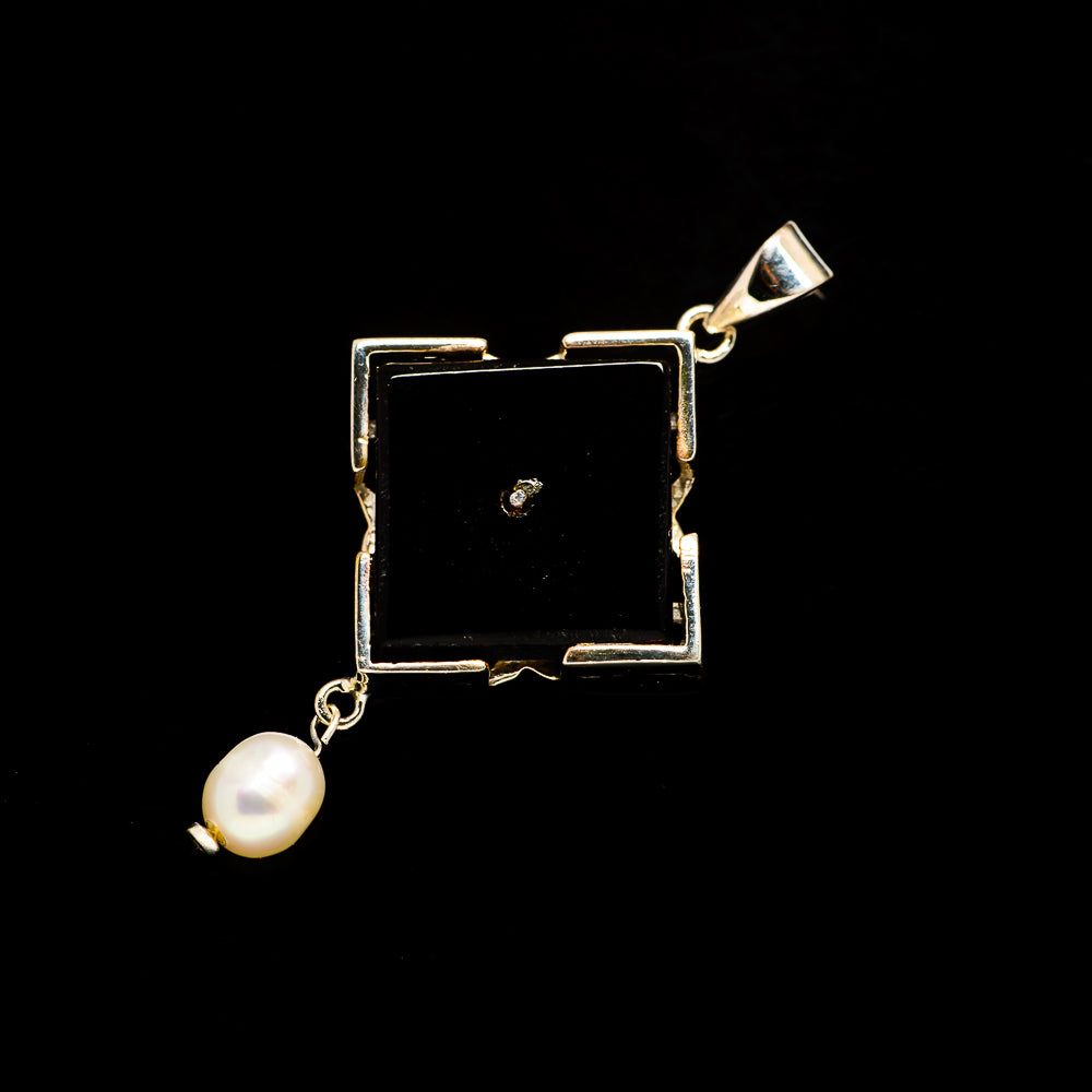 Black Onyx Pendants handcrafted by Anasilvercos - PD731048