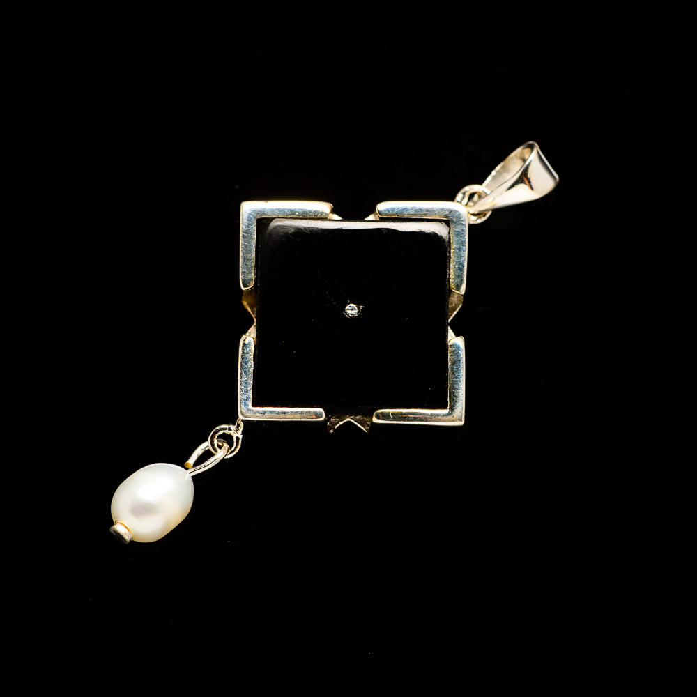 Black Onyx Pendants handcrafted by Anasilvercos - PD731180