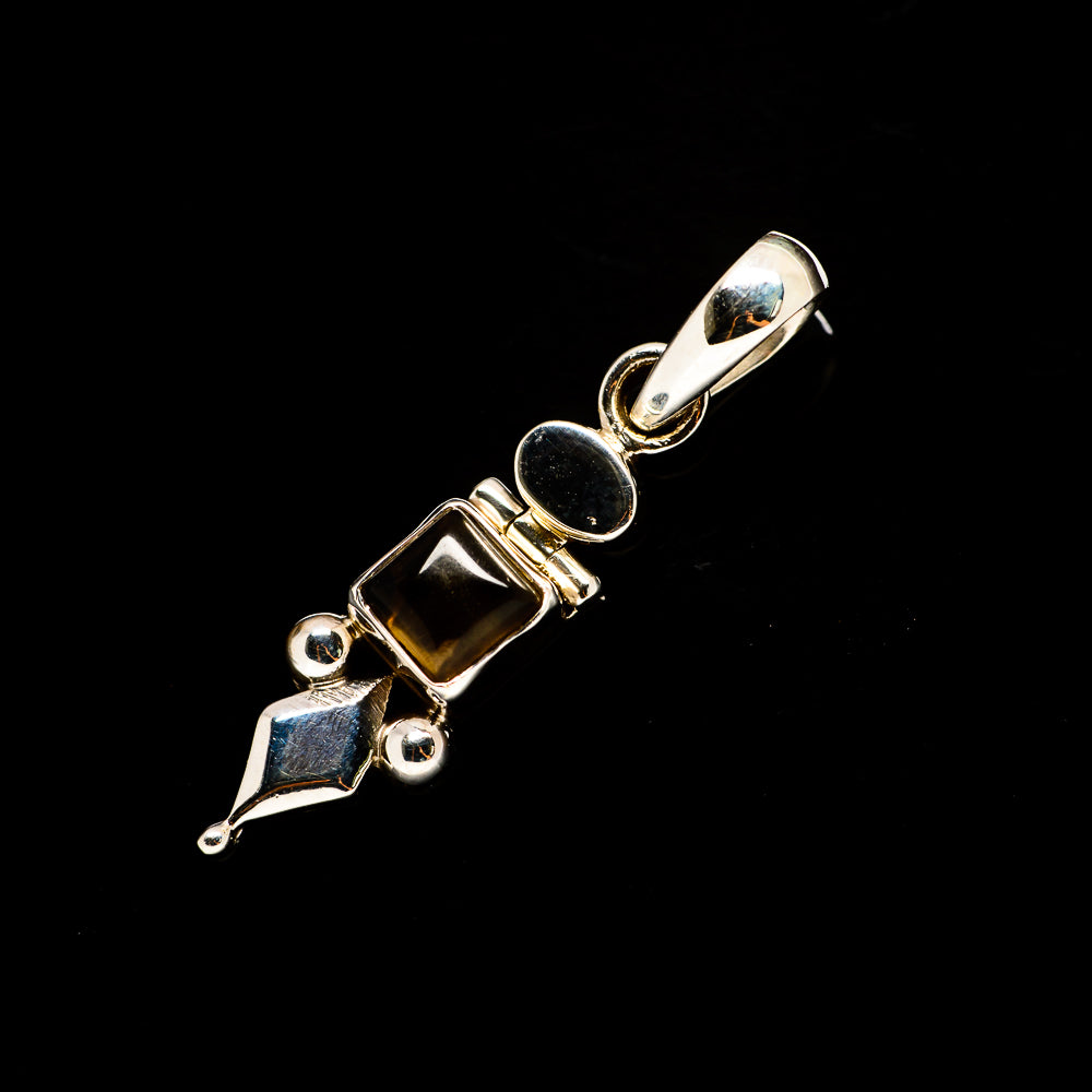 Smoky Quartz Pendants handcrafted by Anasilvercos - PD731904