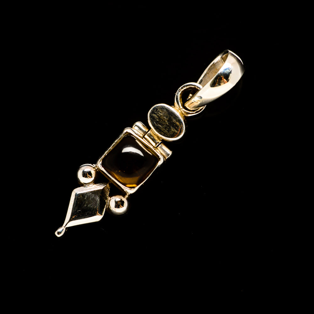 Smoky Quartz Pendants handcrafted by Anasilvercos - PD732019
