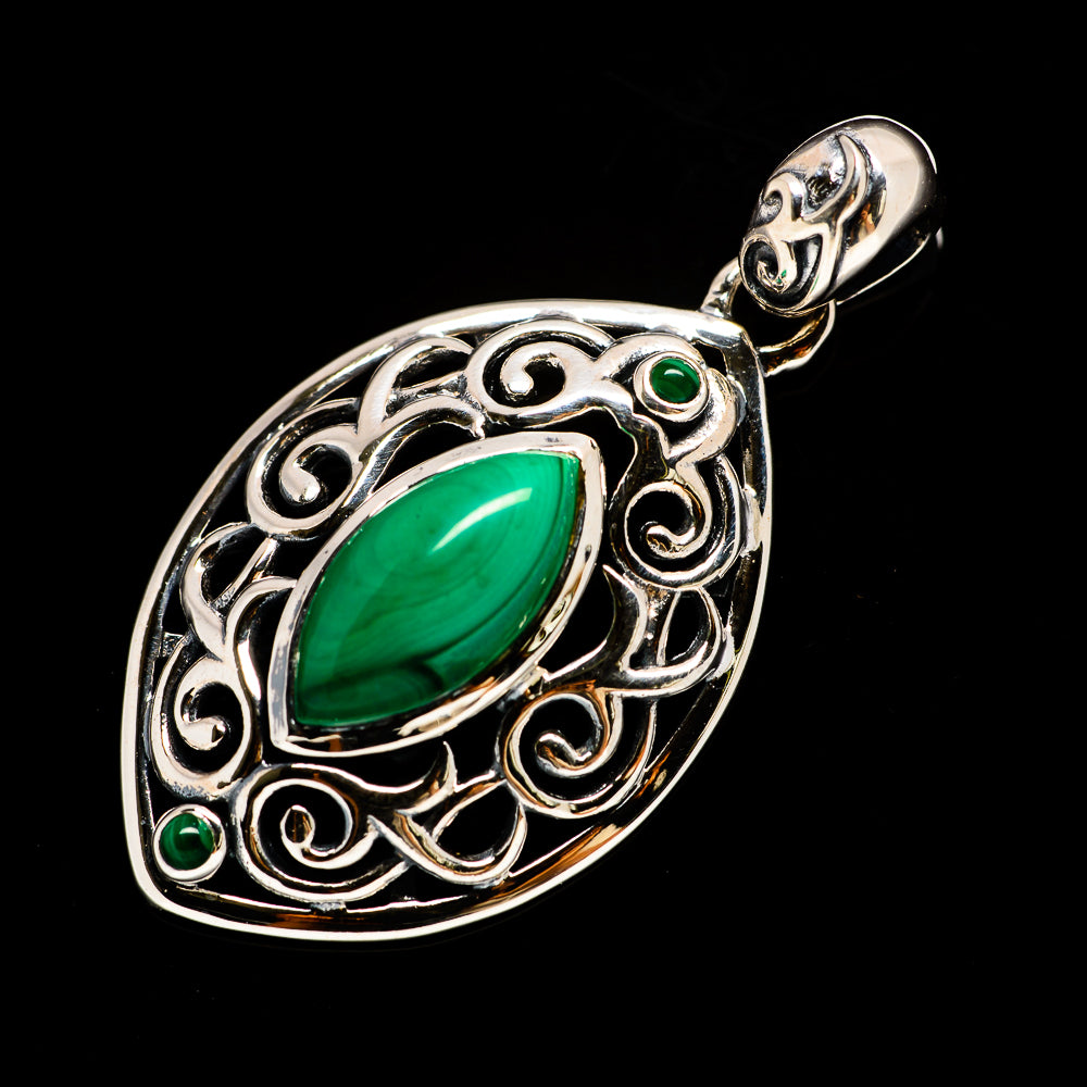 Malachite Pendants handcrafted by Anasilvercos - PD732092