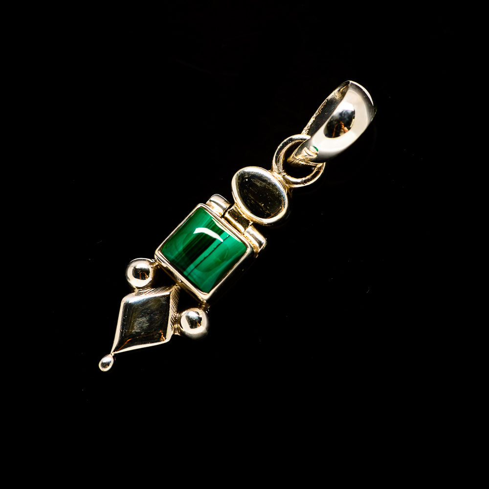 Malachite Pendants handcrafted by Anasilvercos - PD732232