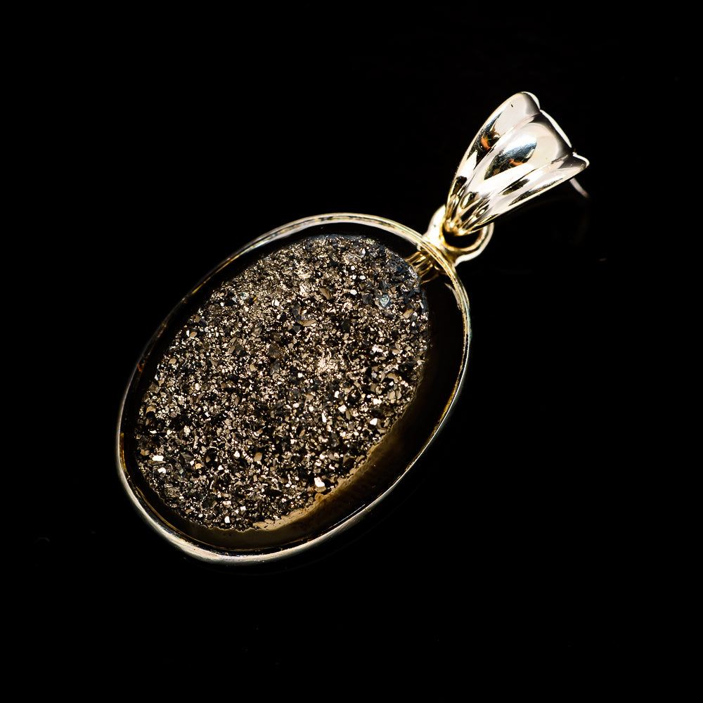 Metallic Druzy Pendants handcrafted by Anasilvercos - PD732655