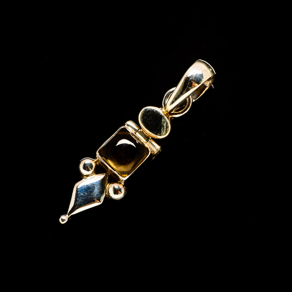 Smoky Quartz Pendants handcrafted by Anasilvercos - PD733310
