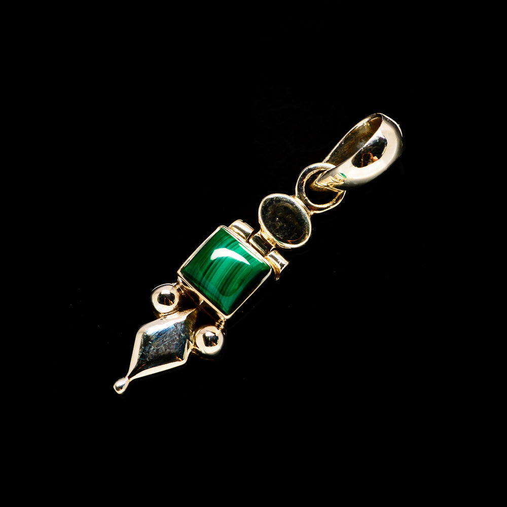 Malachite Pendants handcrafted by Anasilvercos - PD733481