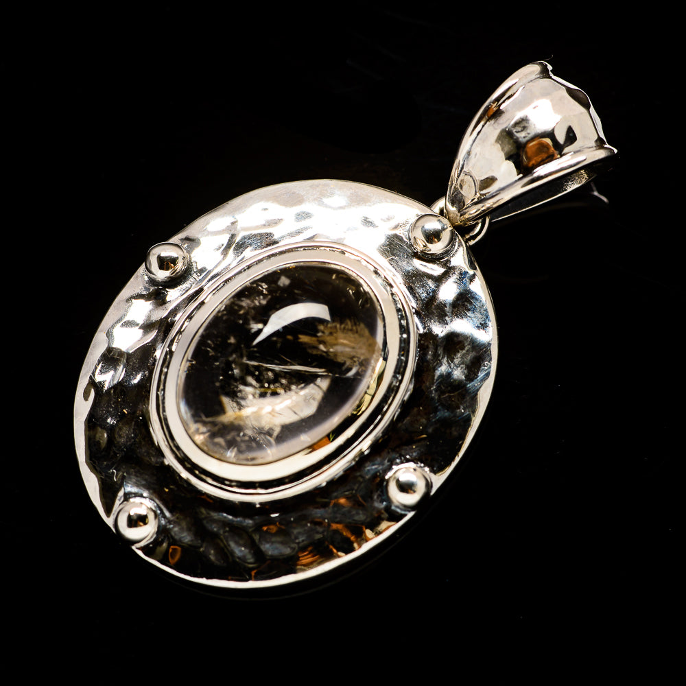Rutilated Quartz Pendants handcrafted by Anasilvercos - PD733675