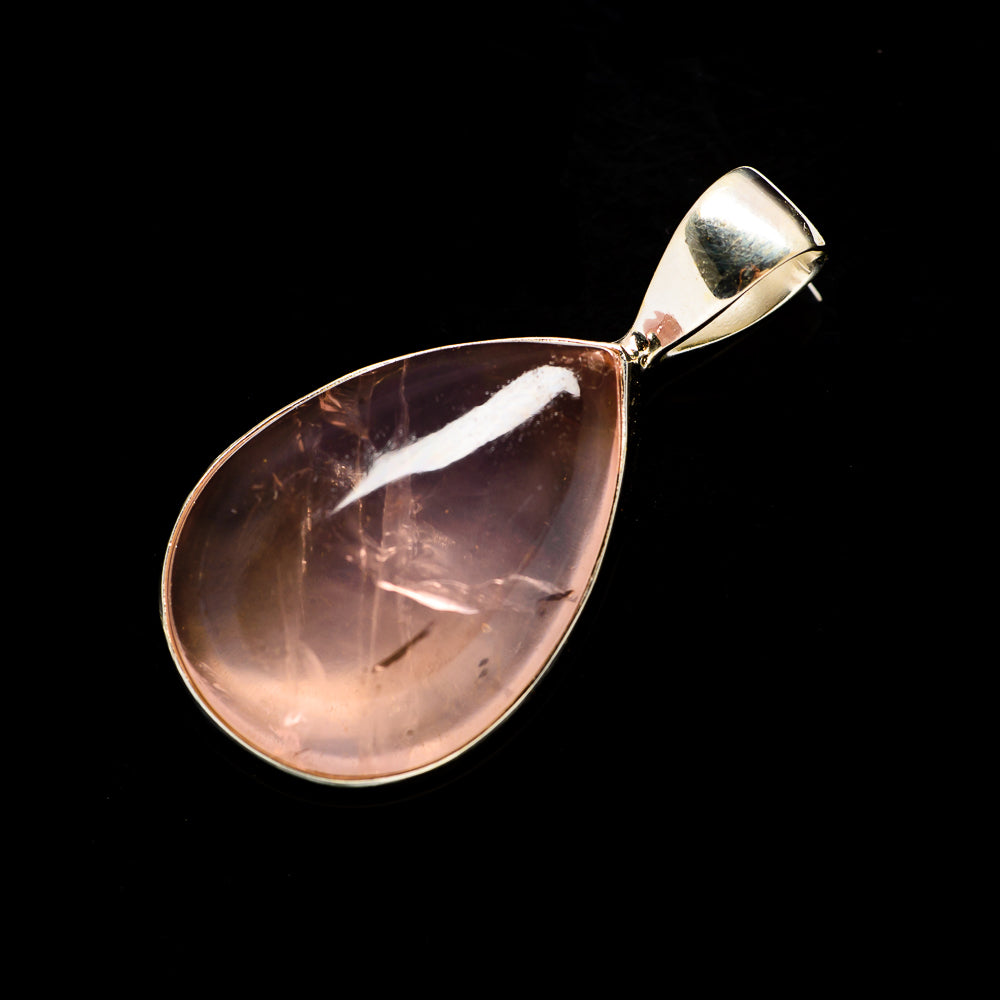 Rose Quartz Pendants handcrafted by Anasilvercos - PD733713
