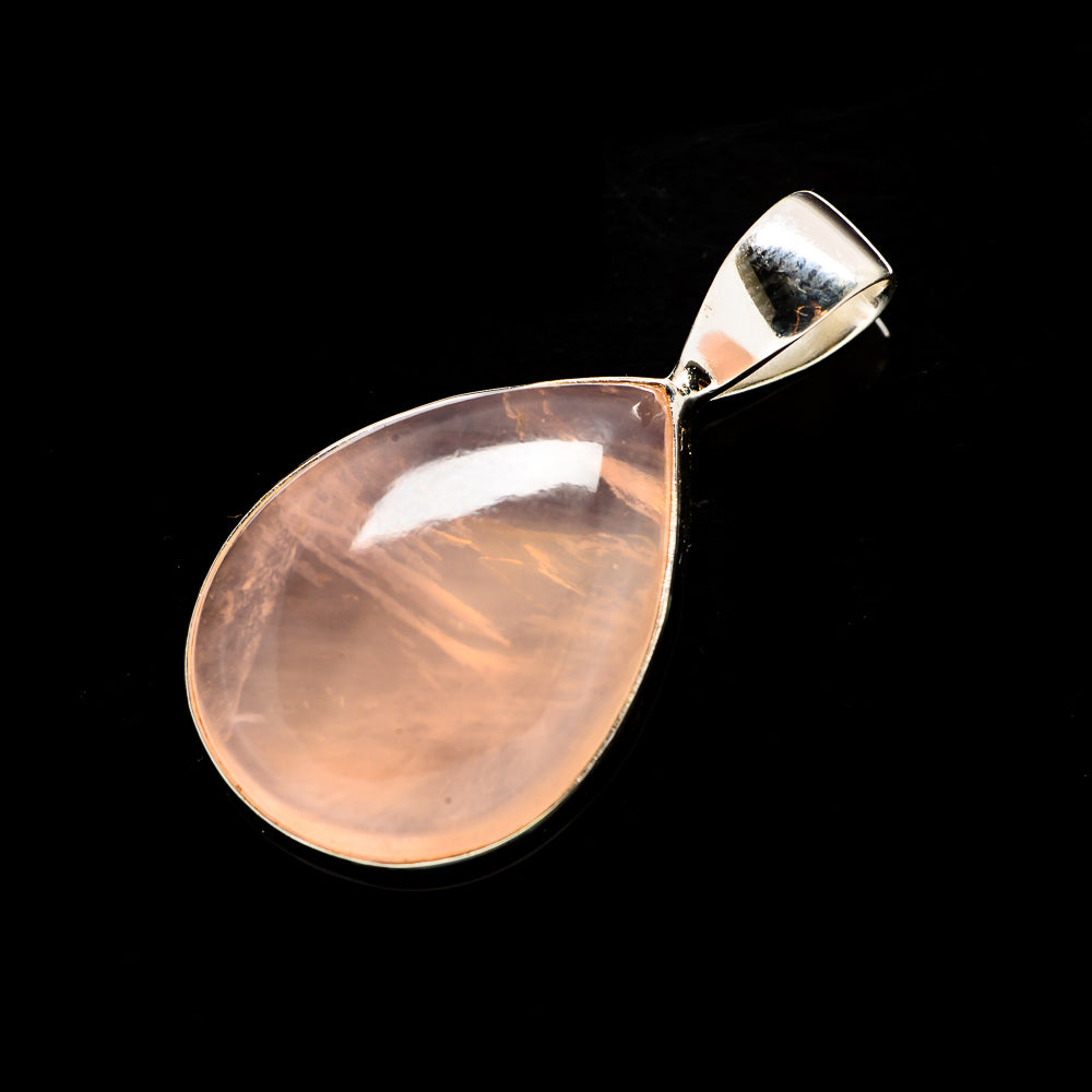 Rose Quartz Pendants handcrafted by Anasilvercos - PD733987