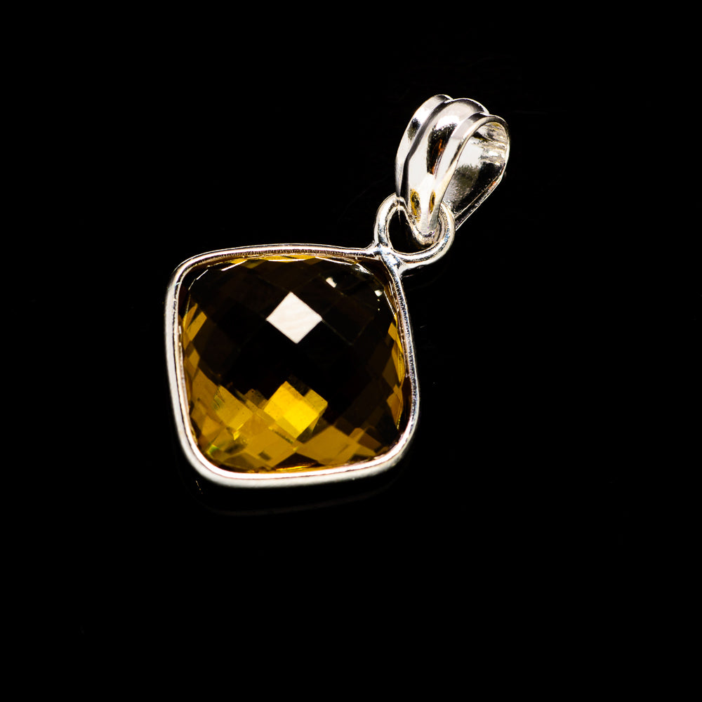 Lemon Quartz Pendants handcrafted by Anasilvercos - PD734424