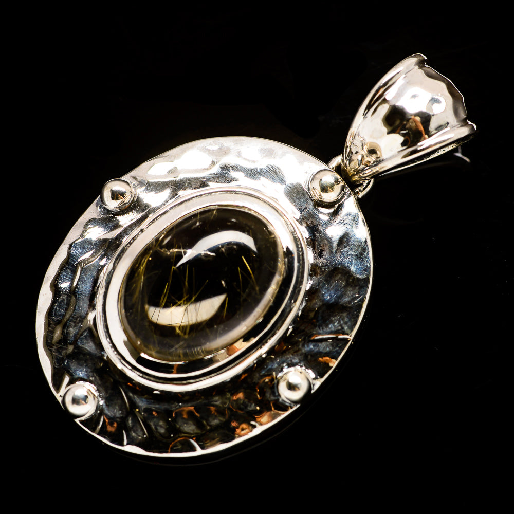 Rutilated Quartz Pendants handcrafted by Anasilvercos - PD734438