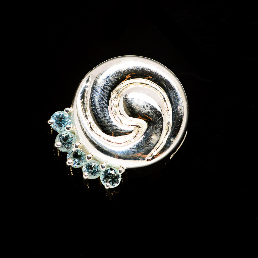 Blue Topaz Pendants handcrafted by Anasilvercos - PD734625