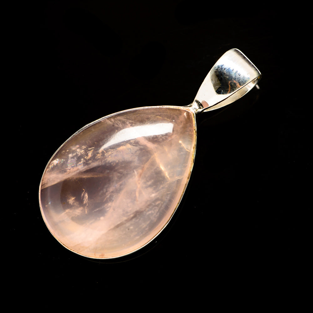 Rose Quartz Pendants handcrafted by Anasilvercos - PD734754