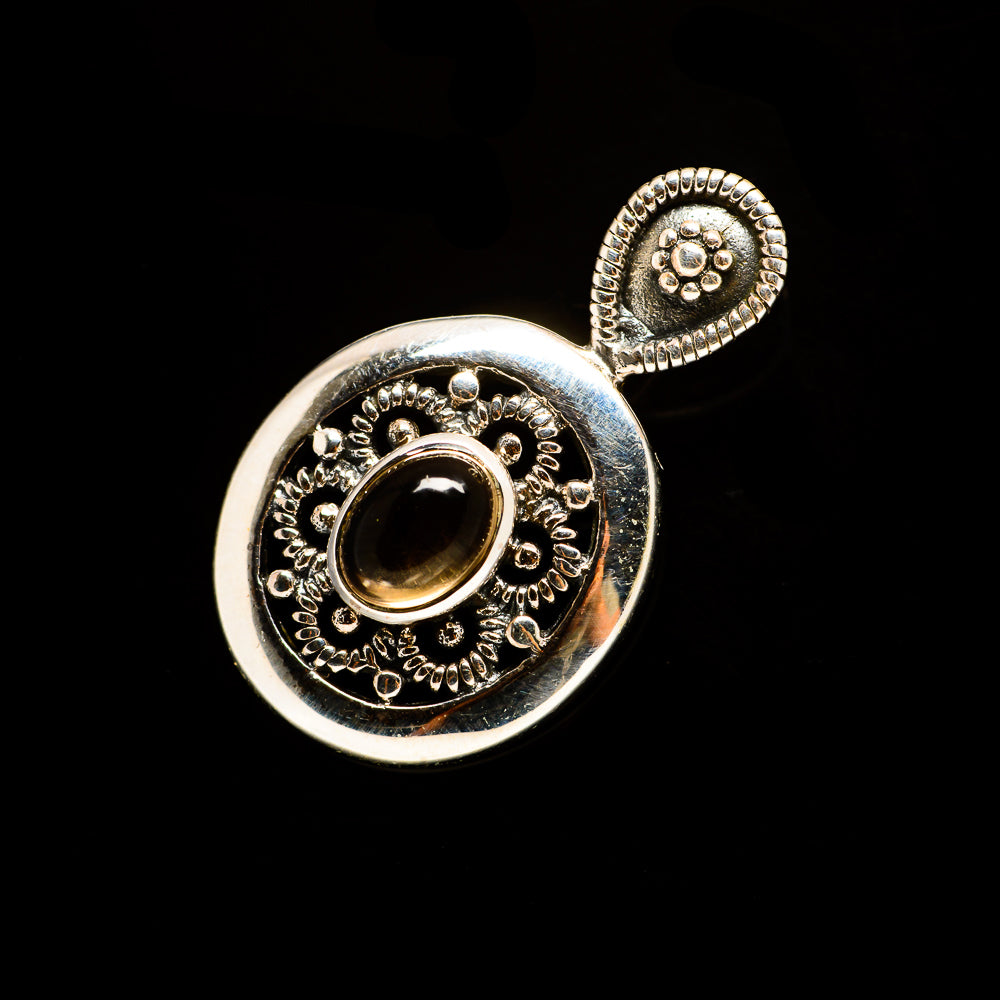 Smoky Quartz Pendants handcrafted by Anasilvercos - PD734825