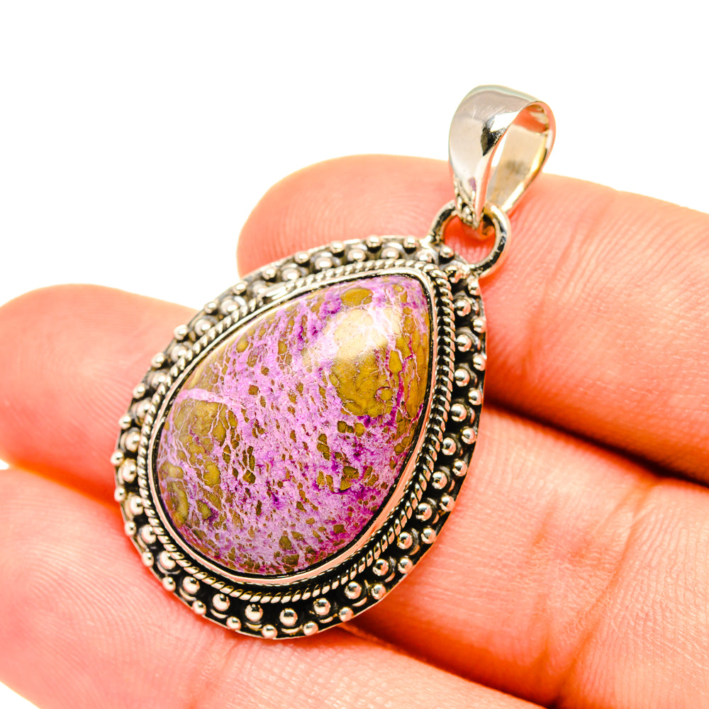Stichtite Pendants handcrafted by Anasilvercos - PD7349