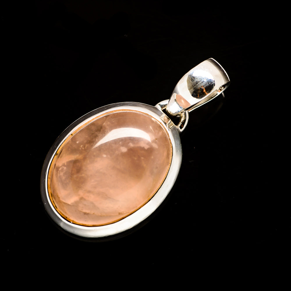 Rose Quartz Pendants handcrafted by Anasilvercos - PD735028