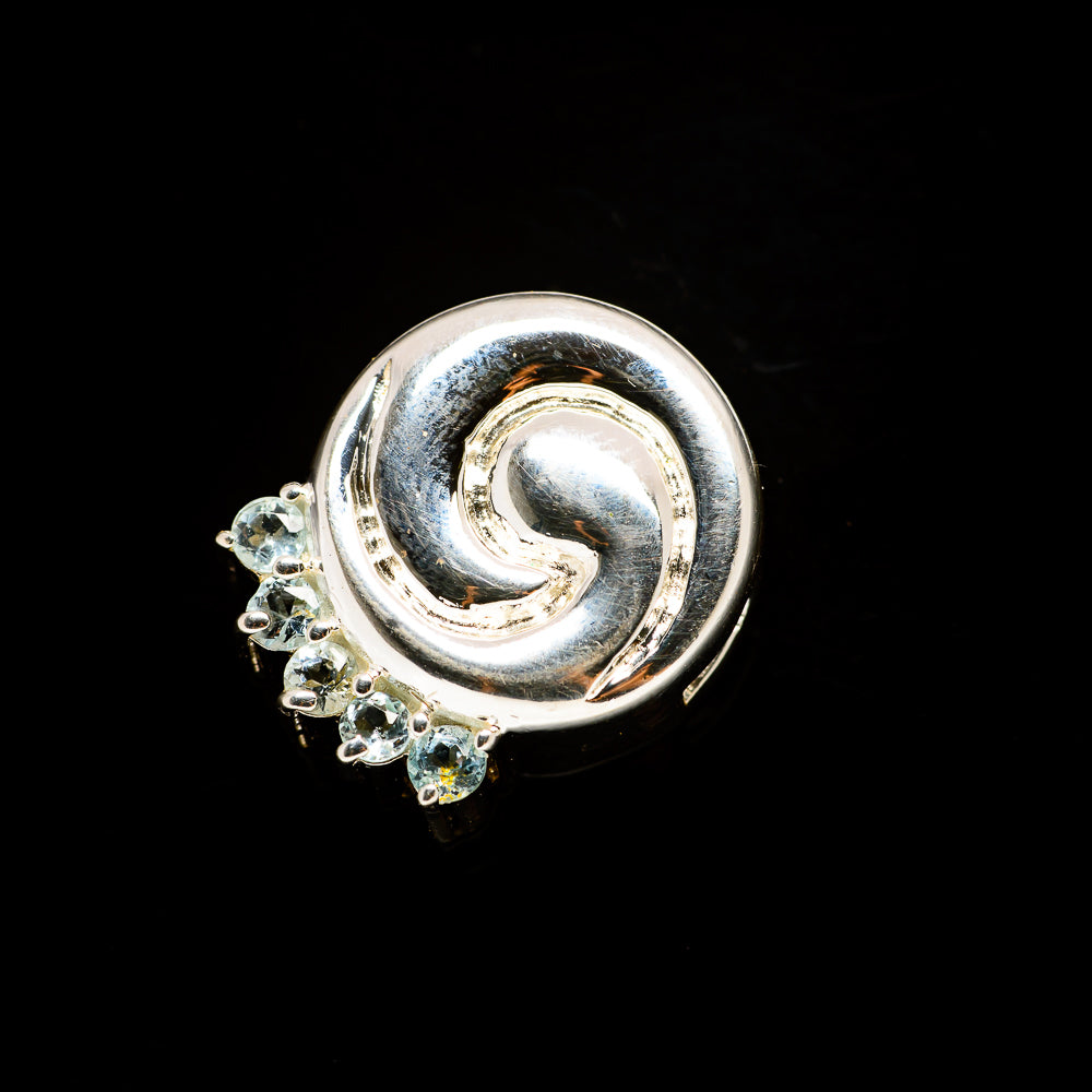 Blue Topaz Pendants handcrafted by Anasilvercos - PD735098