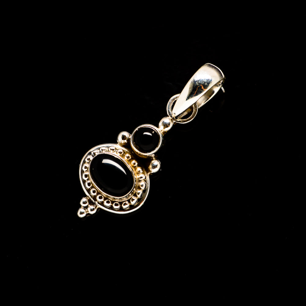 Black Onyx Pendants handcrafted by Anasilvercos - PD735165