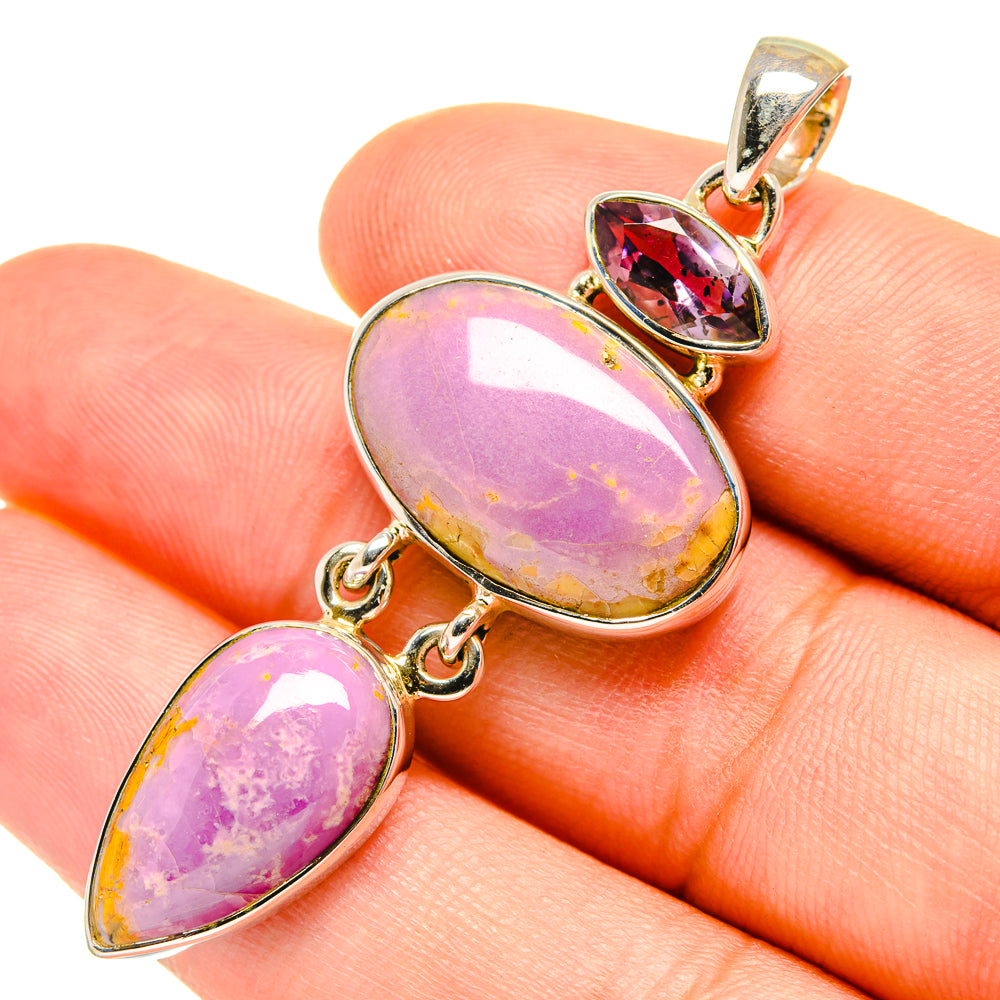 Phosphosiderite Pendants handcrafted by Anasilvercos - PD7355