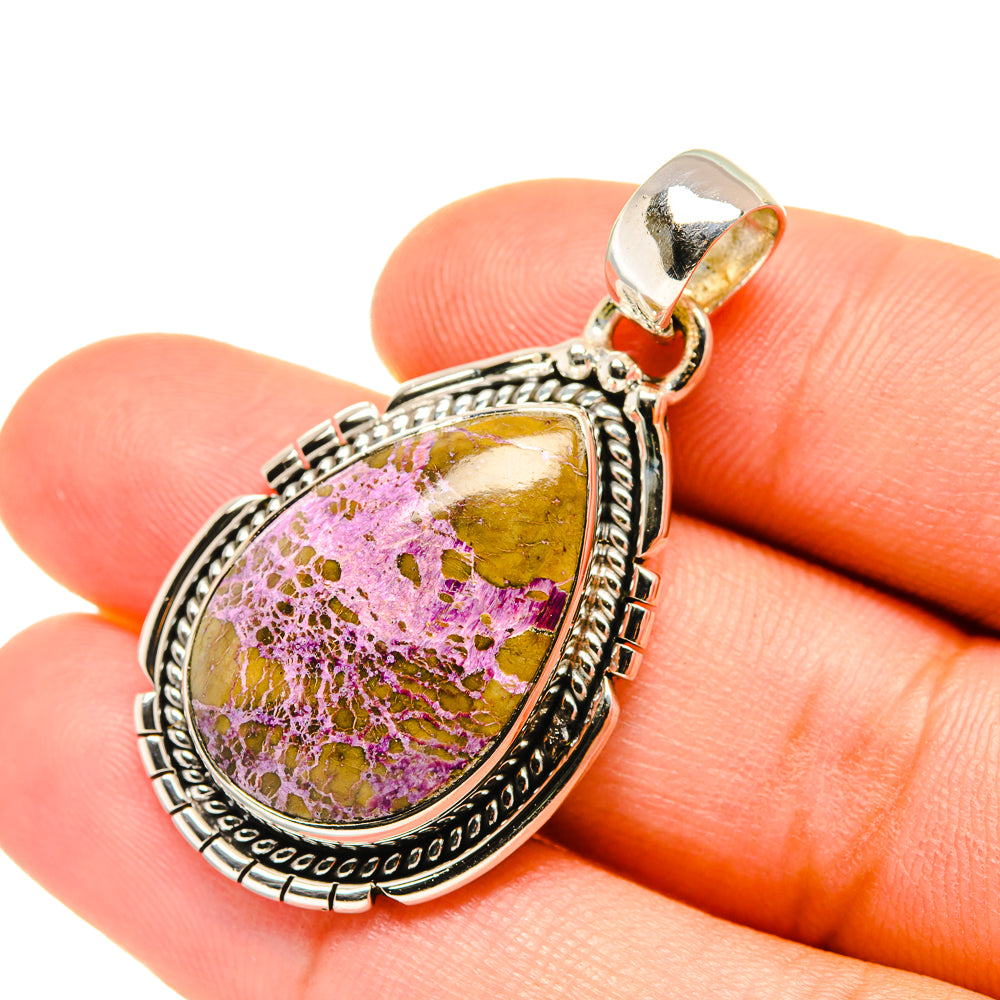 Stichtite Pendants handcrafted by Anasilvercos - PD7356