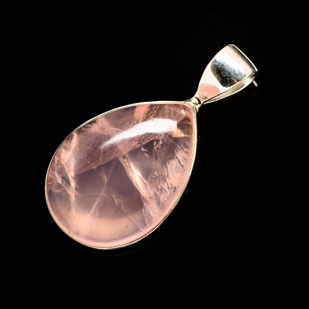 Rose Quartz Pendants handcrafted by Anasilvercos - PD735656