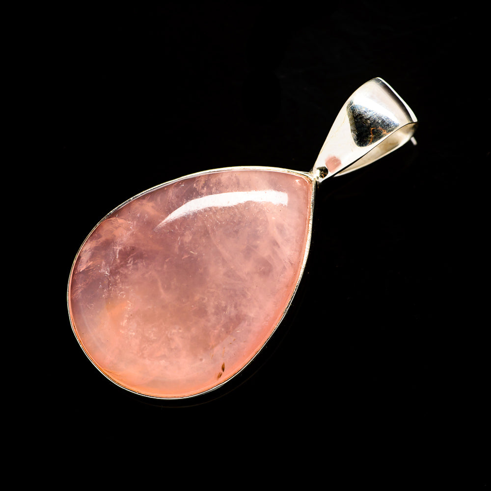 Rose Quartz Pendants handcrafted by Anasilvercos - PD735670
