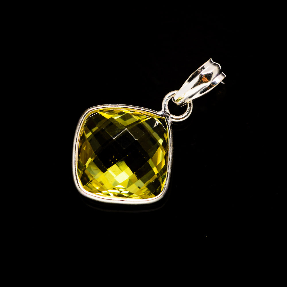 Lemon Quartz Pendants handcrafted by Anasilvercos - PD735682