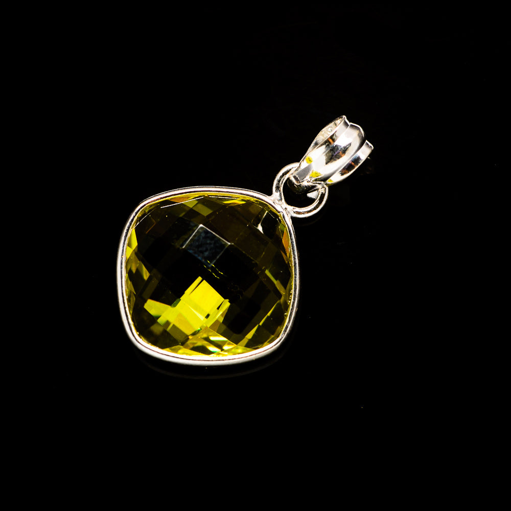 Lemon Quartz Pendants handcrafted by Anasilvercos - PD735683