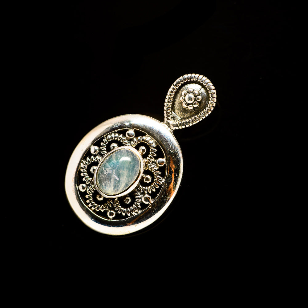 Rainbow Moonstone Pendants handcrafted by Anasilvercos - PD735772