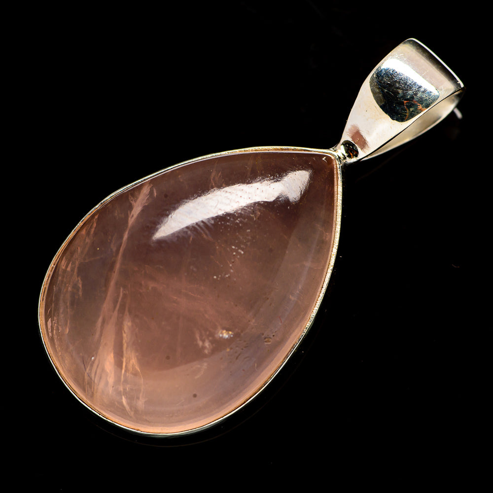 Rose Quartz Pendants handcrafted by Anasilvercos - PD735793