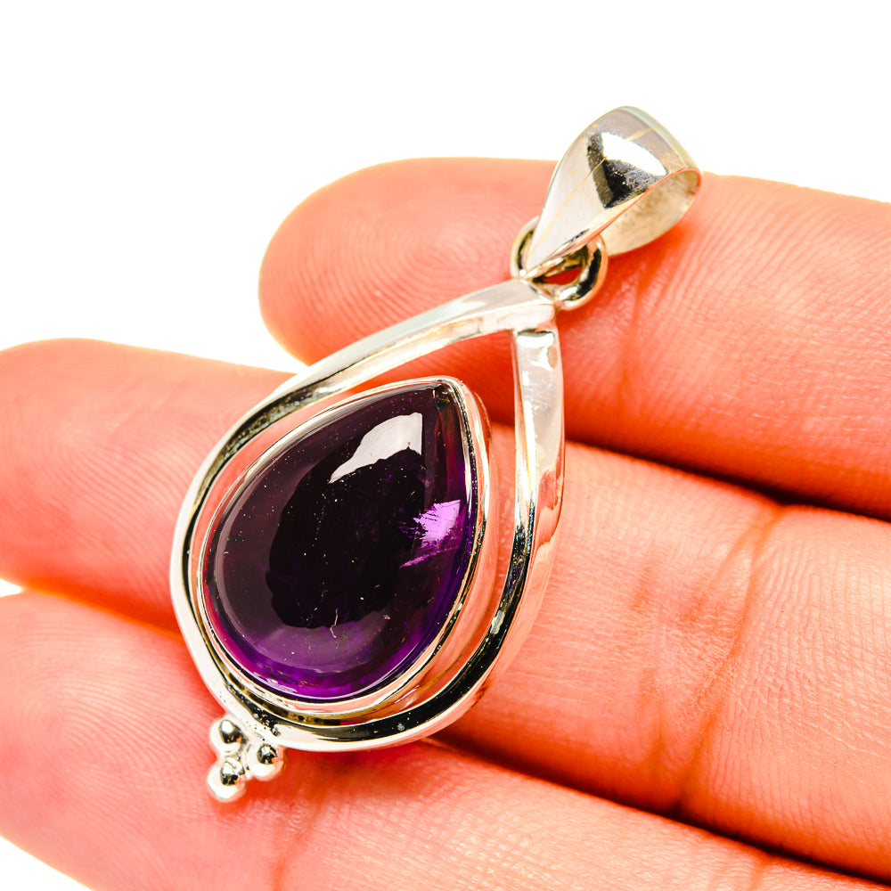 Amethyst Pendants handcrafted by Anasilvercos - PD7360