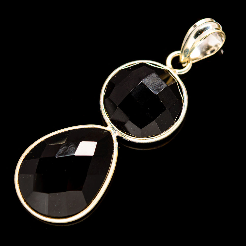 Black Onyx Pendants handcrafted by Anasilvercos - PD736019