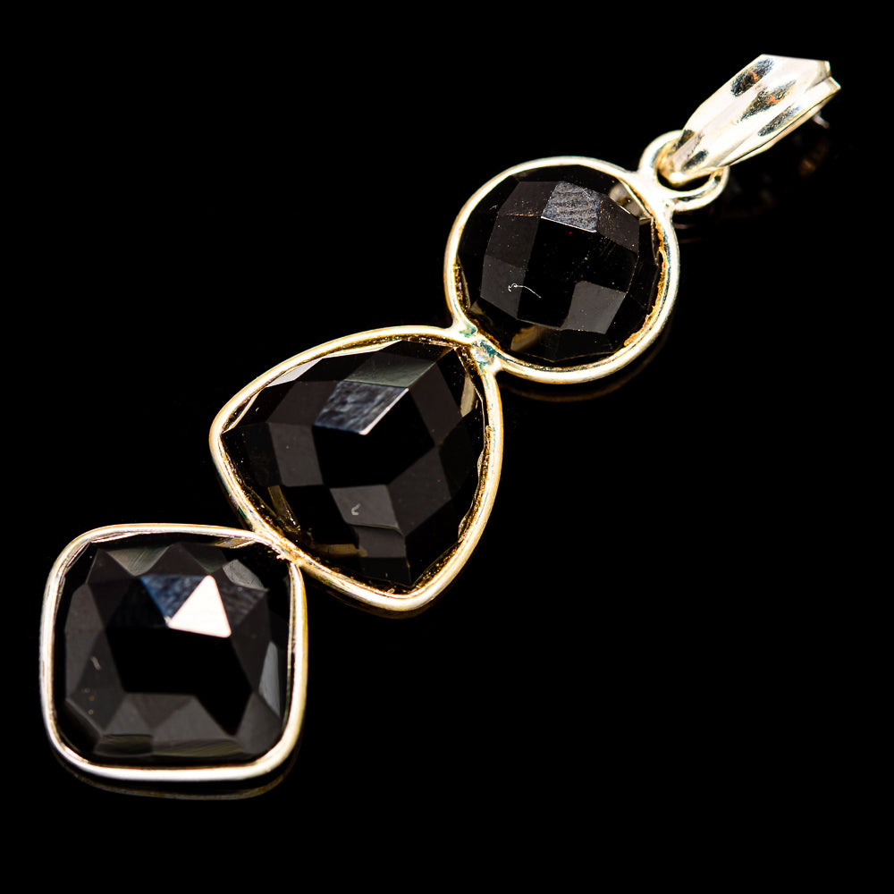 Black Onyx Pendants handcrafted by Anasilvercos - PD736058