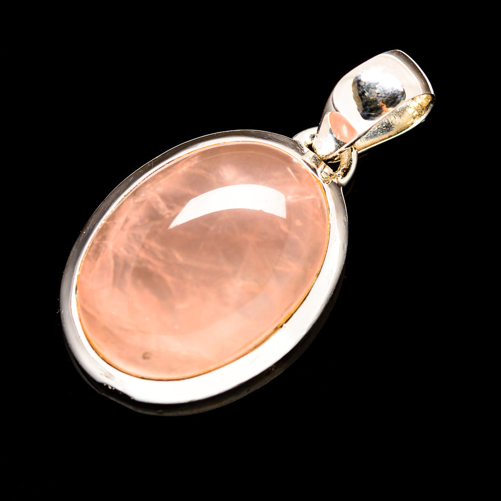 Rose Quartz Pendants handcrafted by Anasilvercos - PD736123