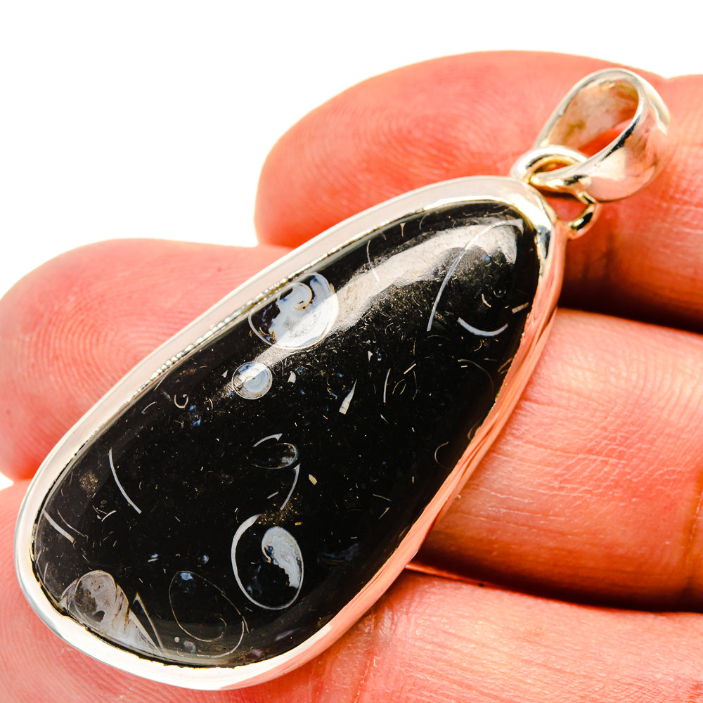 Turritella Agate Pendants handcrafted by Anasilvercos - PD736585