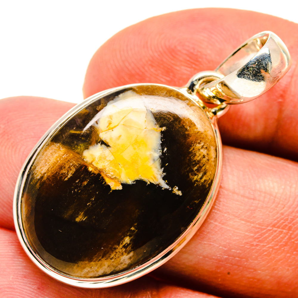 Peanut Wood Jasper Pendants handcrafted by Anasilvercos - PD736605