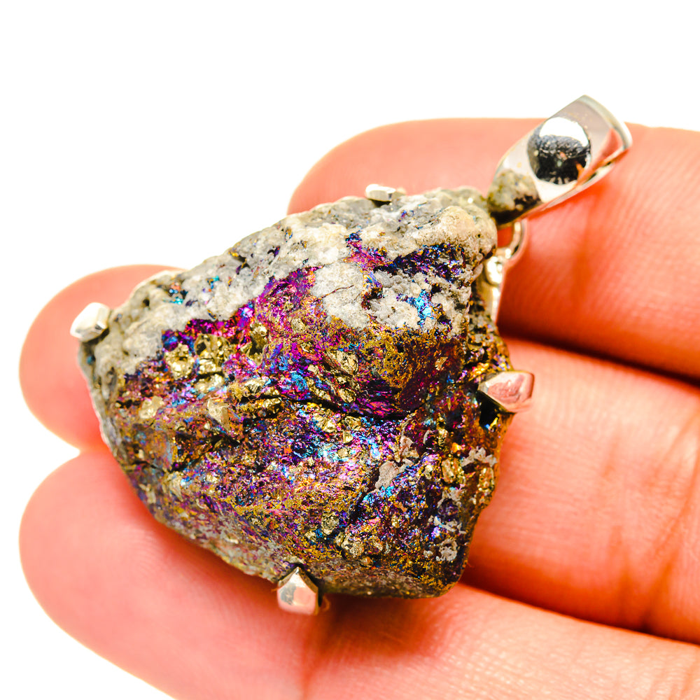 Titanium Druzy Pendants handcrafted by Anasilvercos - PD7367