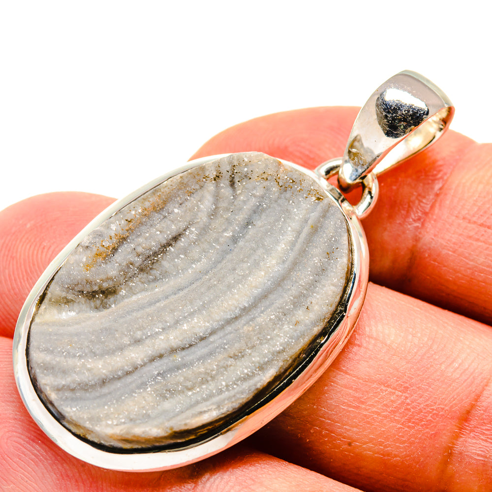 Desert Druzy Pendants handcrafted by Anasilvercos - PD736702
