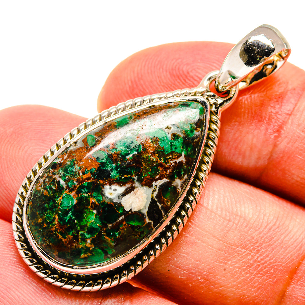 Chrysocolla Pendants handcrafted by Anasilvercos - PD736746