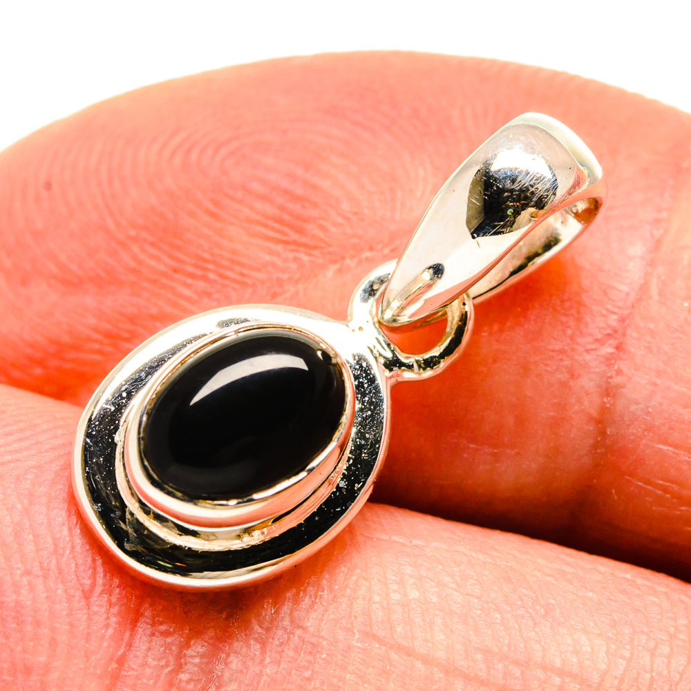 Black Onyx Pendants handcrafted by Anasilvercos - PD736859