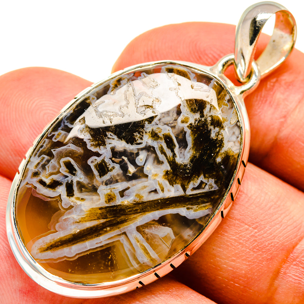 Turkish Tube Agate Pendants handcrafted by Anasilvercos - PD737659