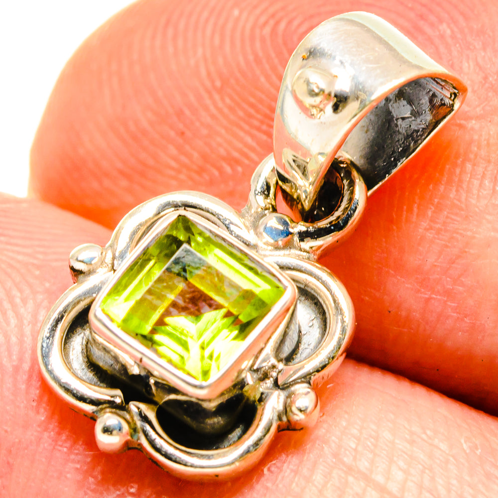 Peridot Pendants handcrafted by Anasilvercos - PD737718