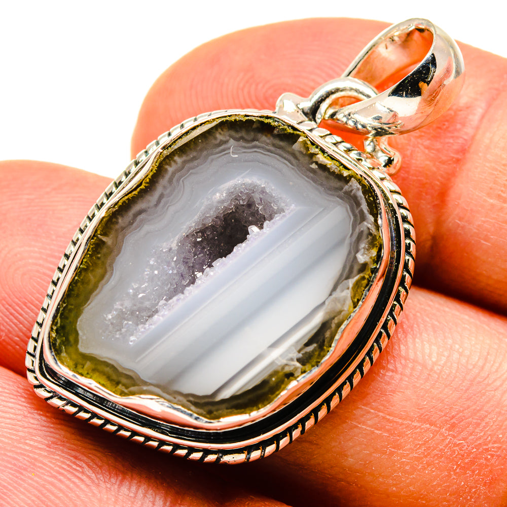 Coconut Geode Druzy Pendants handcrafted by Anasilvercos - PD737730
