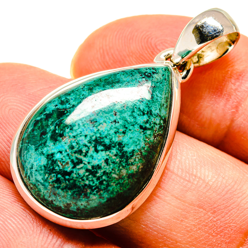 Chrysocolla Pendants handcrafted by Anasilvercos - PD737749
